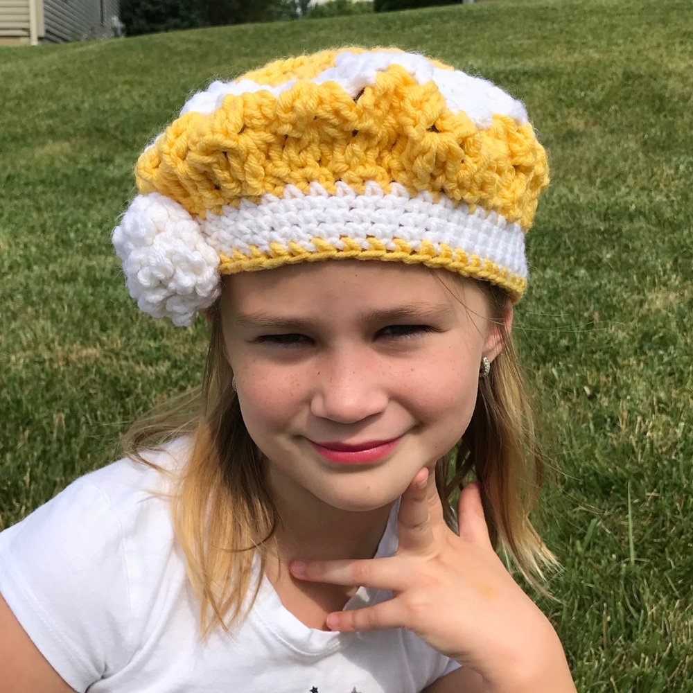 Handmade Crochet Beret / Hat